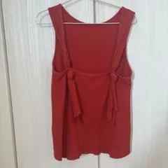 Mila Owen ワッフルタンクトップ レッドのサムネイル
