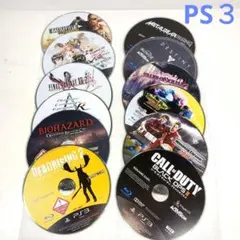 PS3ゲームセット（バトルフィールド、バイオハザード他）12枚 ディスクのみ