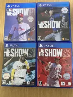 PS4 MLB THESHOW 19 20 21 22ソフト（4点セット）