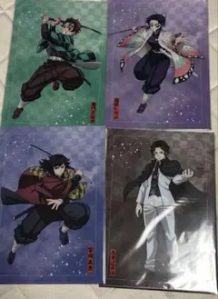 鬼滅の刃 アニプレックスオンラインくじ クリアファイル２枚入り✖️4セット