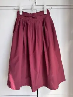 an another angelus スカート　赤　フィント