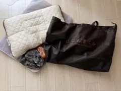 特価！【じぶんまくら:未使用】ムートン 高級枕カバー グレー 羊毛