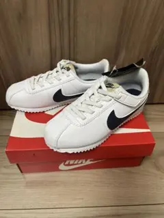 NIKE ナイキコルテッツ キッズシューズ ホワイト/ネイビー　17.5cm