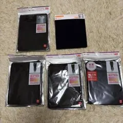 ユニクロ　HEATTECH ヒートテック　レギンス　半袖　5点セット