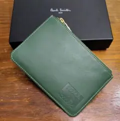ポールスミス　新品　メンズ　フラグメントケース(グリーン)