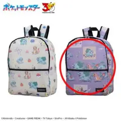 ポケモン プラチナムザッカリュック 紫