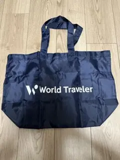 【新品】World Traveler トートバッグ　折りたたみ可能
