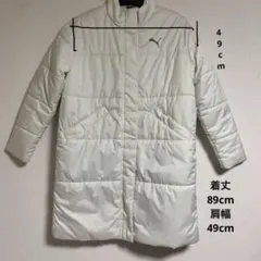 PUMA ホワイト ダウンジャケット