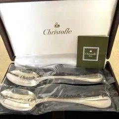 極美品☆高級銀器クリストフルシルバー銀Pコーヒースプーン2本 人気の