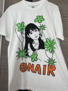【M】Kyne On air ロンT ホワイト キネ オンエア― ON AIR 'KYNE L/SL TEE'長袖 Tシャツ ロンT L ロングスリーブ