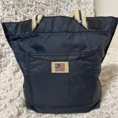 【即日発送】Ralph Lauren ネイビートートバッグ