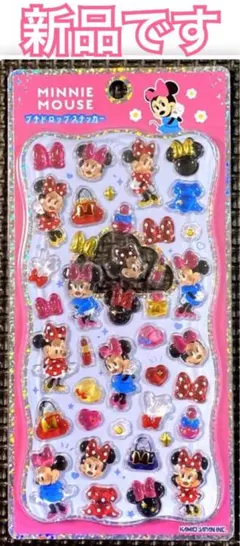 新品 ｟ 正規品 ｠プチドロップ ステッカー ミニー 柄 ディズニー