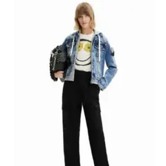 Desigual フード付デニムジャケット