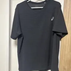 【美品）ASICS ダークグレー Tシャツ