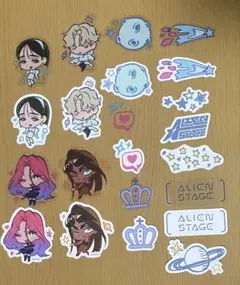 エイリアンステージ　エイステ　ステッカーセット