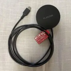 ELECOM ワイヤレス充電器 USB-C ブラック