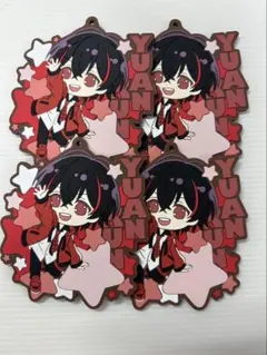 カラフルピーチ一番くじゆあんくんの アクリルキーホルダー 4個セット