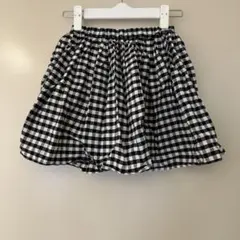 GLOBALWORK キュロットスカート ギンガムチェック