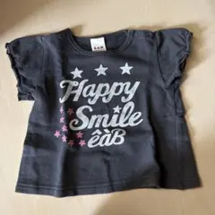 é.a.B ダークグレーフリル袖Tシャツ80のサムネイル