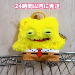 ③FUGGLER ファグラー キーリング ぬいぐるみ　スポンジボブ 韓国 優里