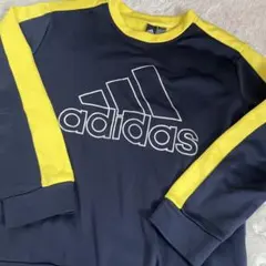 adidas ネイビー イエロー トレーナー