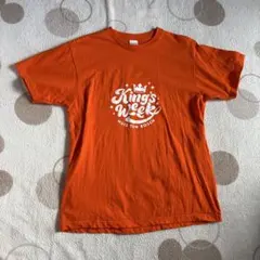 キングスウィーク Tシャツ Lサイズ オレンジ