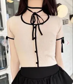 Rady レディー　バイカラーニットトップス★Sサイズのサムネイル