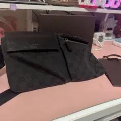 【美品】グッチ ウエストポーチ ボディーバッグ キャンバス GG柄 ブラック 2026年最新】GUCCI メンズ ボディバッグ・ウエストポーチの人気