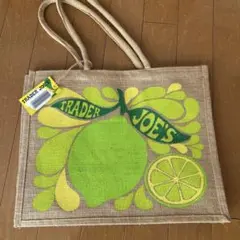 【新品・未使用品】Trader Joe's レモンデザインエコバッグ