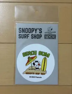 スヌーピー サーフショップステッカー　シール　ハワイ　57