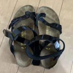 未使用品　訳ありBIRKENSTOCK サンダル ブラック 37のサムネイル