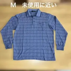 ポロシャツ　長袖　襟付きシャツ　スウェット