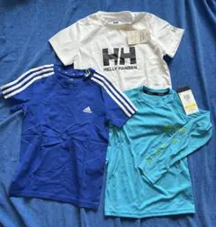 新品未使用！adidas Tシャツ➕NIKEラッシュガード3点セット130cm