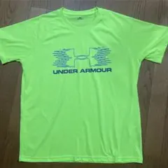 UNDER ARMOUR アンダーアーマー　半袖　Tシャツ　蛍光黄色　LG