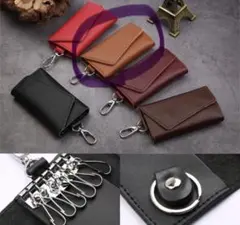 レザー キーケース 6連