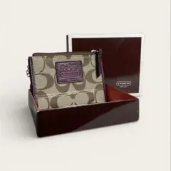 コーチ　カードケース　ガードホルダー　コインケース パスケース　美品