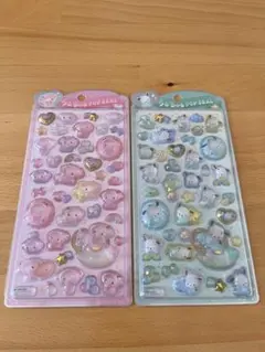 う*ぎ様 【正規品】うるちゅる　ポップシール　サンリオ　マイメロ　ポチャッコ　2