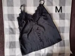 ブラック Mサイズ キャミソール