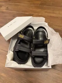 DIOR × BIRKENSTOCK サンダル ブラック 新品 40 - メルカリ