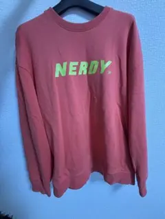 NERDY スウェット トレーナー ロゴ オーバーサイズ 韓国系のサムネイル
