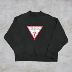 GUESS トレーナー スウェット ロンT ロゴ ブラックのサムネイル