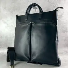 極美品✨A4可 ポールスミス 2way ビジネスバッグ ヘルメットバッグ レザー