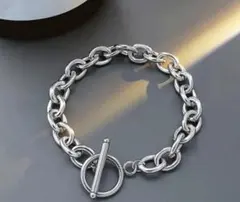 シルバー チェーン ブレスレット メンズ レディース シンプル