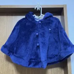 POLO Baby ベビーポンチョ 70-80cm ネイビー