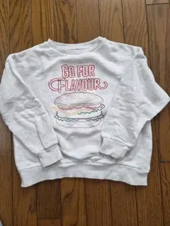 GU ハンバーガーデザイン トレーナー