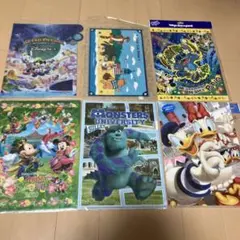 ディズニー/クリアファイル6枚セット