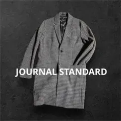ジャーナルスタンダード　チェスターコート　チェック柄　メンズ