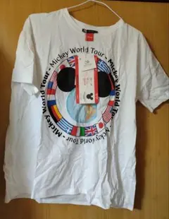 ZARA ミッキーワールドタワーTシャツ 難有り