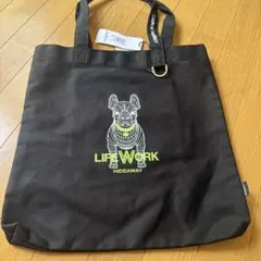 LIFE WORK フレンチブルドッグ トートバッグ 韓国のサムネイル