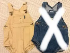 YUMIさま専用！！poloベビーサロペット　ベージュ